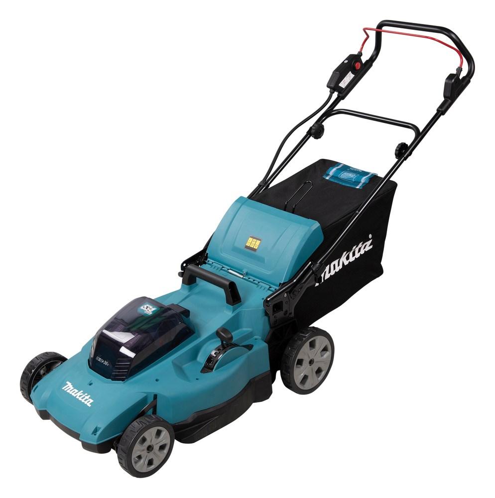 Makita DLM538Z akku plæneklipper skubbemodel, 53 cm klippebredde