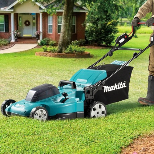 Makita DLM538Z akku plæneklipper - skubbemodel, 53 cm klippebredde