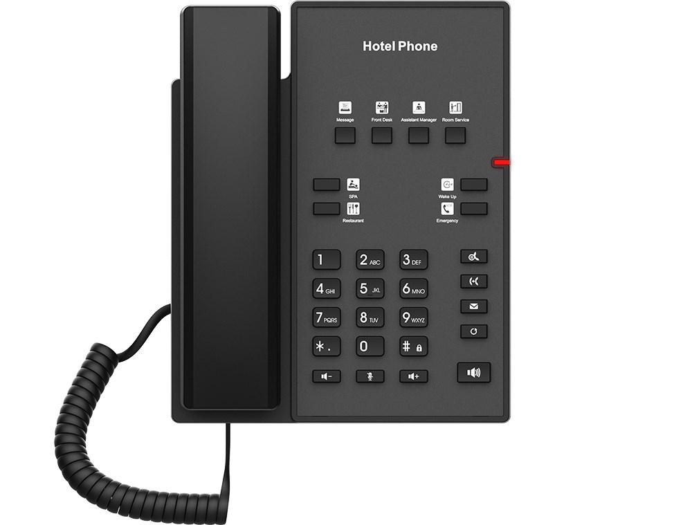 Fanvil H1-2 IP-telefon - Sort, 2 linjer