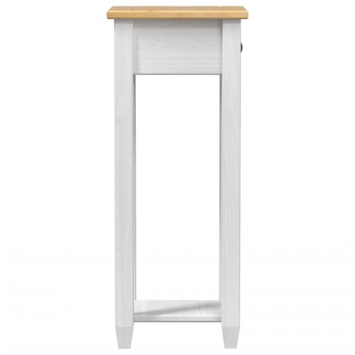 Planteholder Hvid 30 x 30 x 73 cm Massiv fyrretræ