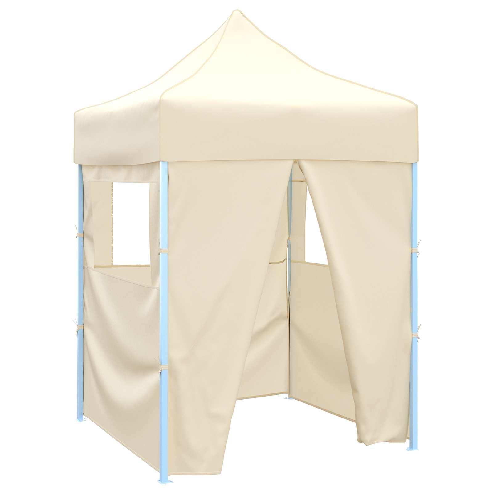 vidaXL Party Tent 200 x 200 x 315 cm Cremefarvet Oxford stof