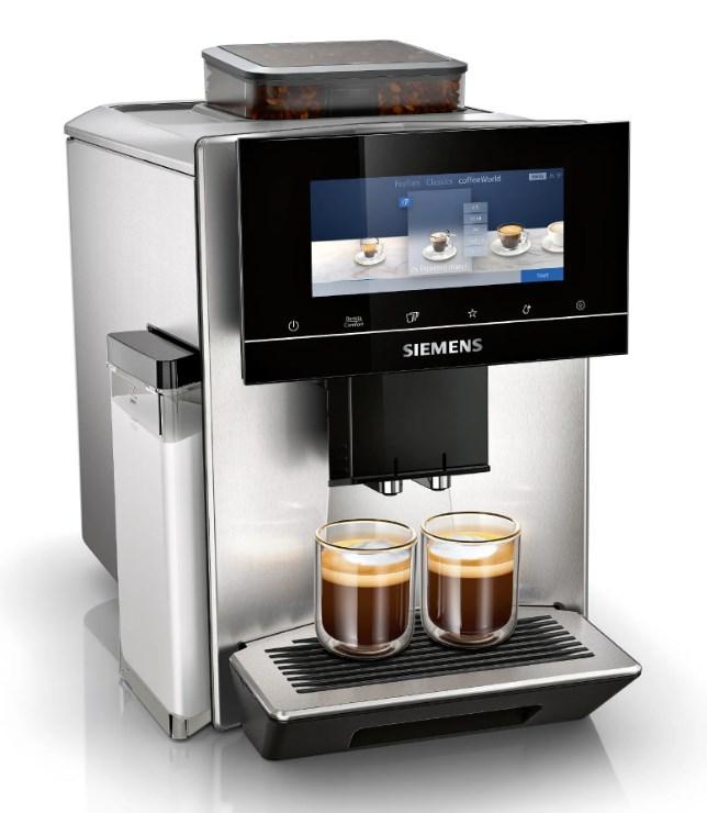 Siemens TQ903D03 fuldautomatisk espressomaskine - 2,3 l, rustfrit stål billede