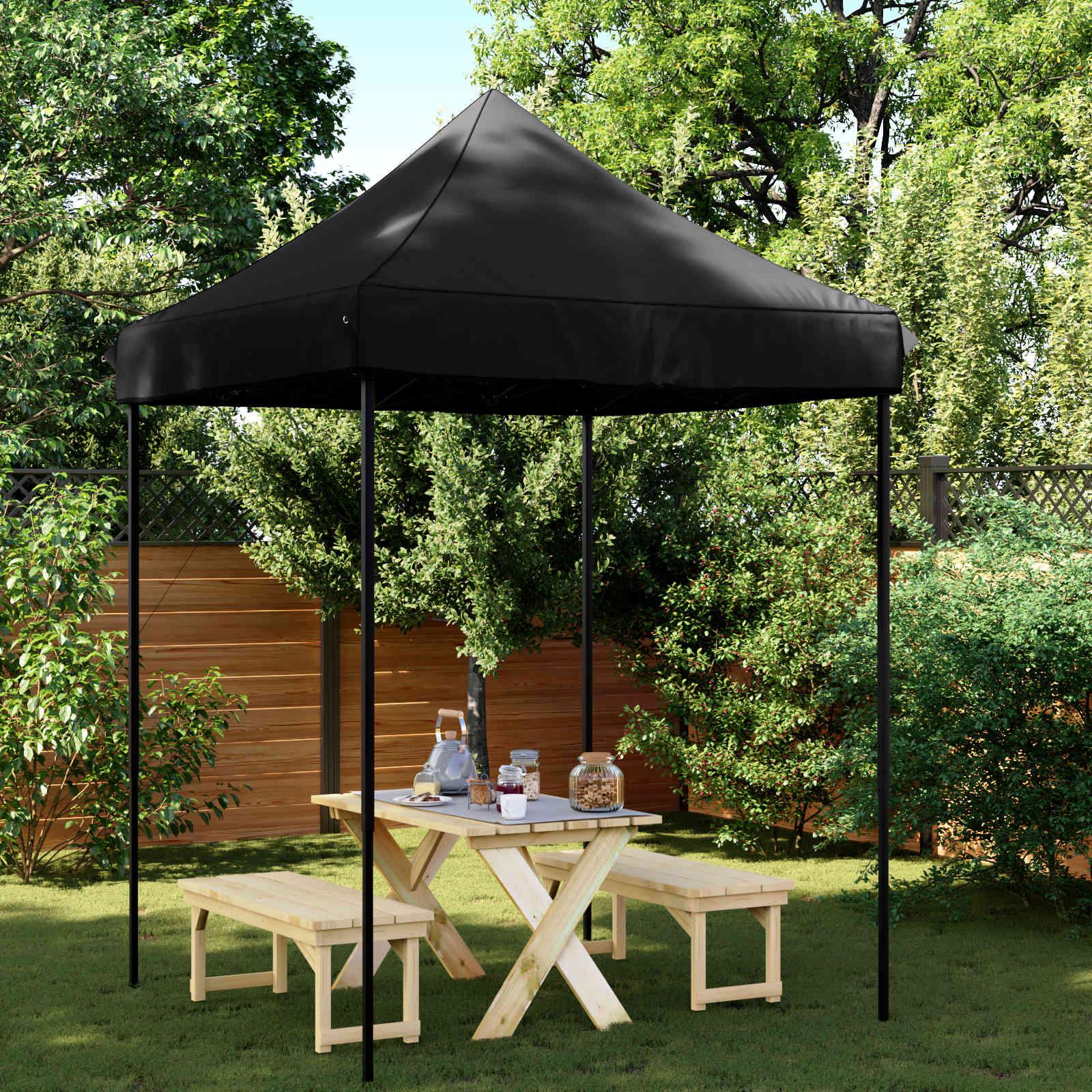 Party Tent Sort 200 x 200 x 306 cm Oxford stof
