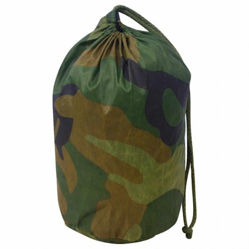 Camouflagenet med opbevaringstaske 4 × 7 m - grøn