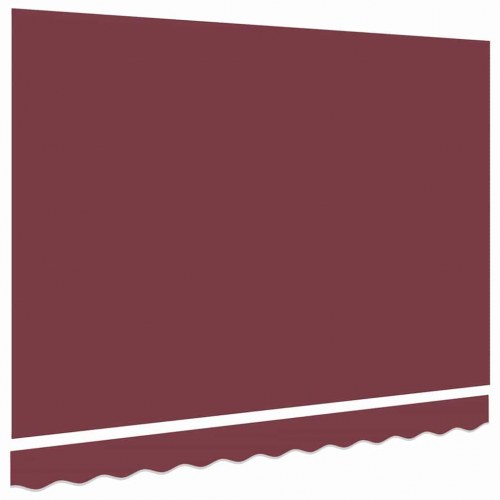 Reservedug til markise bordeaux rød 3 x 2 m polyester