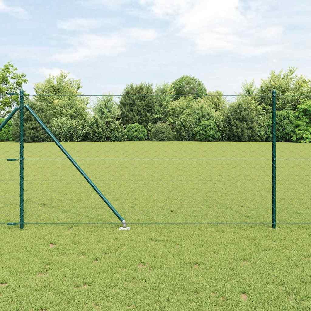 Hegnspæl Grøn 25 x 1 m (50 mm mesh) Stål
