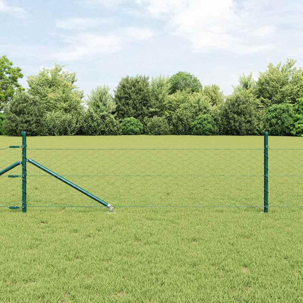 HegnspÃ¦l GrÃ¸n 25 x 0,5 m (50 mm maskestÃ¸rrelse) StÃ¥l