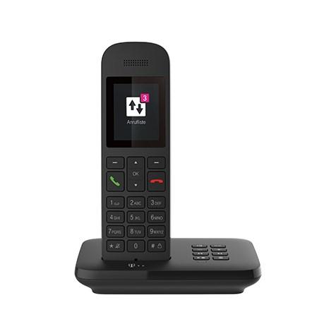 Telekom Sinus A12 analog/DECT fastnettelefon - Sort
