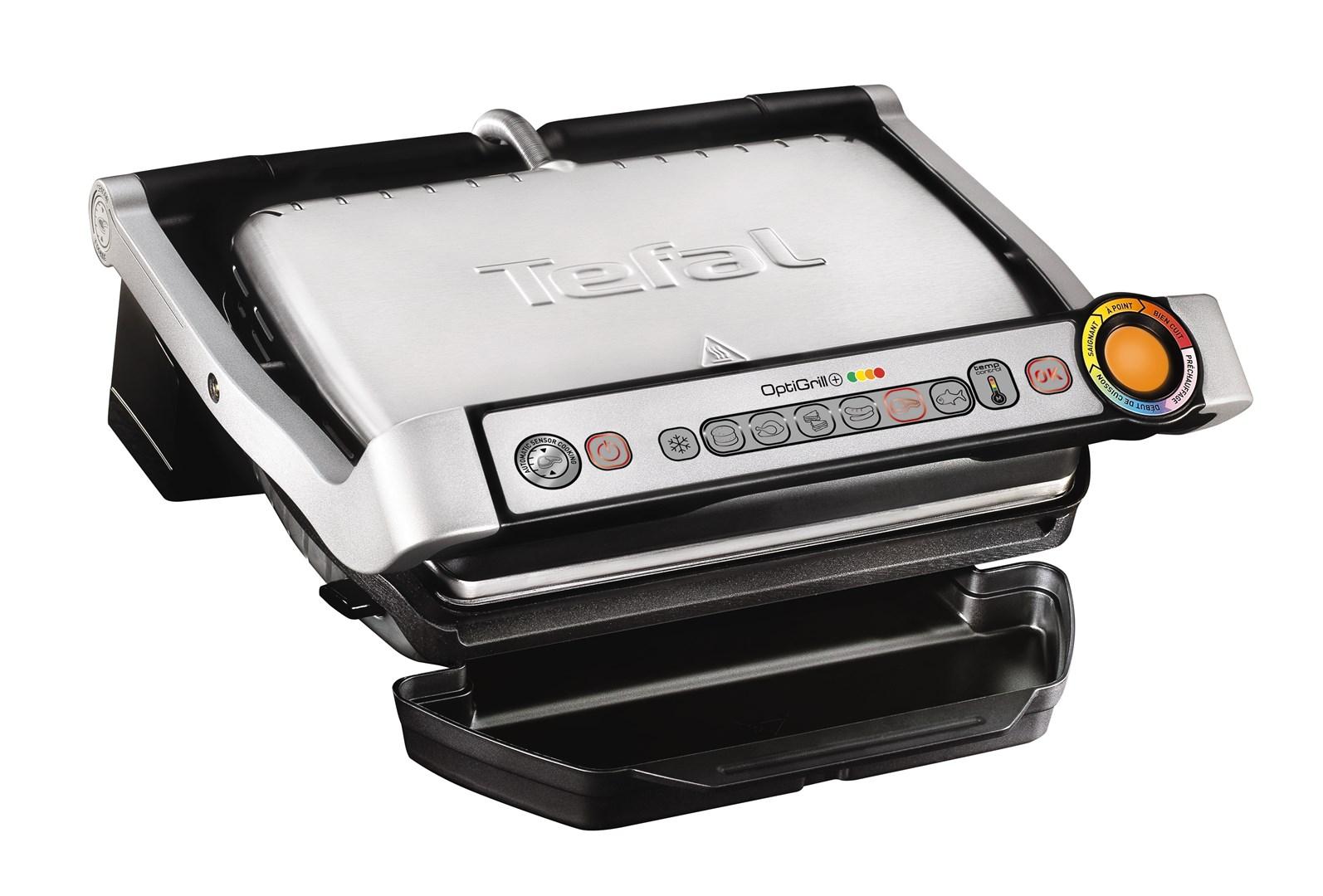 Tefal OptiGrill+ GC712D elgrill - justerbar termostat, non-stick