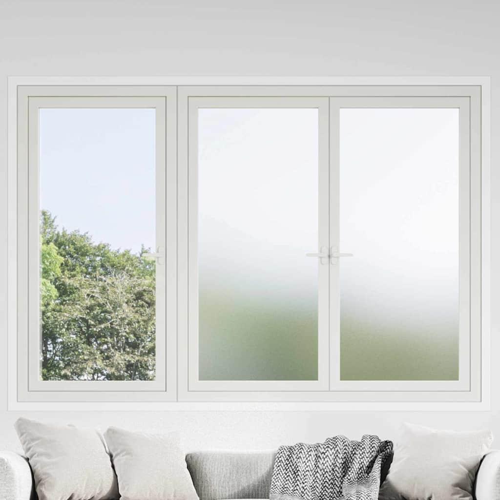 vidaXL Selvklæbende Vinduesfolie Frostet hvid 60 x 2000 cm PVC