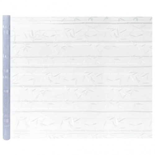 Vinduesfolie 2 stk. med bambusmønster i matteret PVC 60 x 500 cm