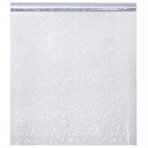 Vinduesfolie 60x2000 cm PVC 3D-regnbuemønster matteret