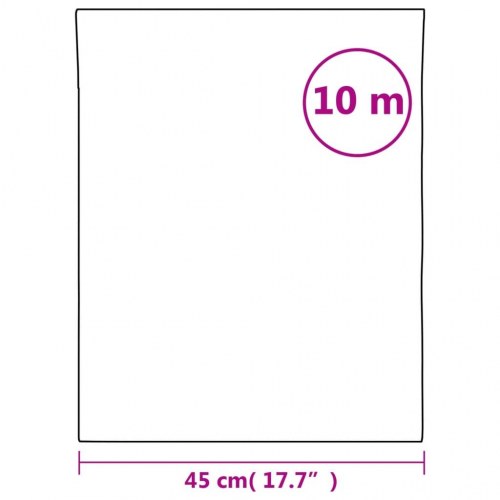 Vinduesfolie 45×1000 cm - matteret, stribet PVC, selvklæbende