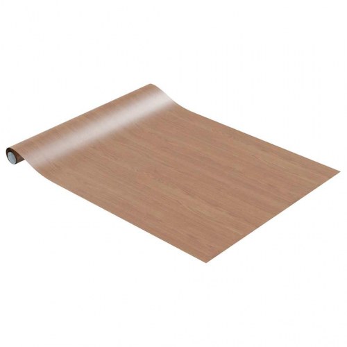 Selvklæbende folie til møbler 500 x 90 cm PVC lyst egetræ