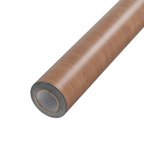 Selvklæbende folie til møbler 500 x 90 cm PVC lyst egetræ