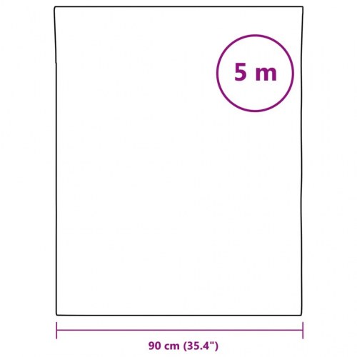 Selvklæbende møbelfolie 500×90 cm - PVC, højglans sølv