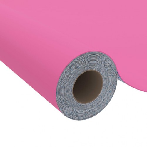 Selvklæbende folie til møbler 500x90 cm PVC pink højglans