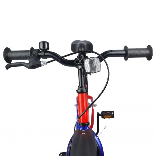 Børnecykel 18 tommer til 5-7 år gammel Rød