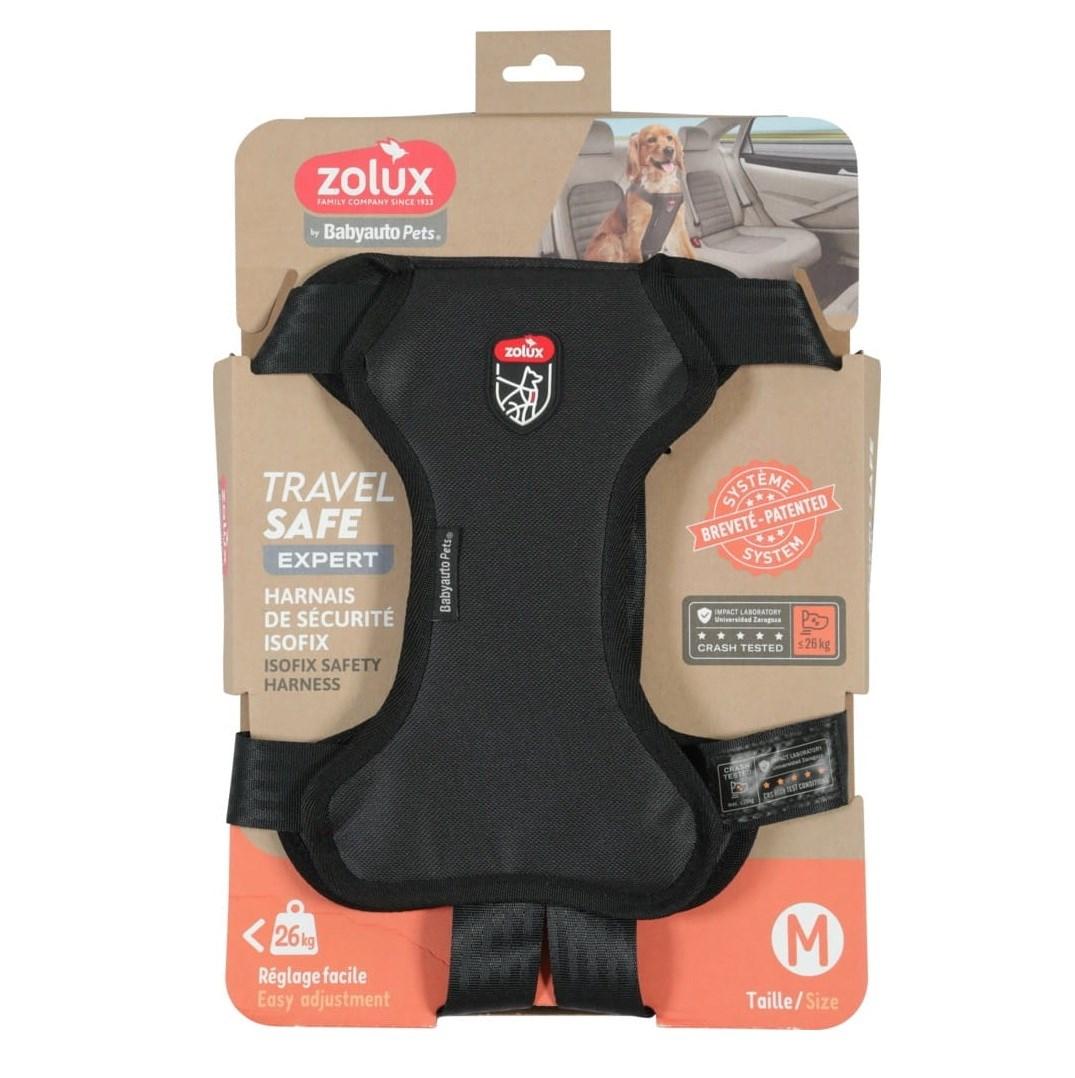 Zolux Travel Safe Isofix Car Safety Harness Black Medium 14-26kg