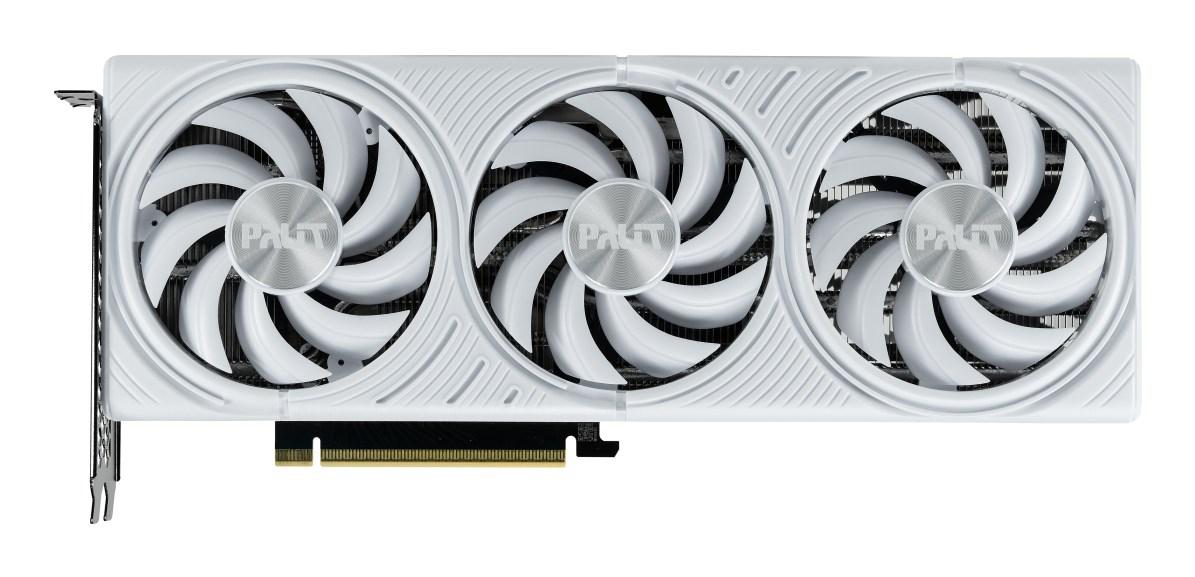 Palit GeForce RTX 5070 White OC - 12 GB GDDR7 grafikkort billede