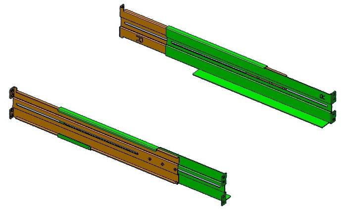 PowerWalker RK7 rackskinner - 1U billede