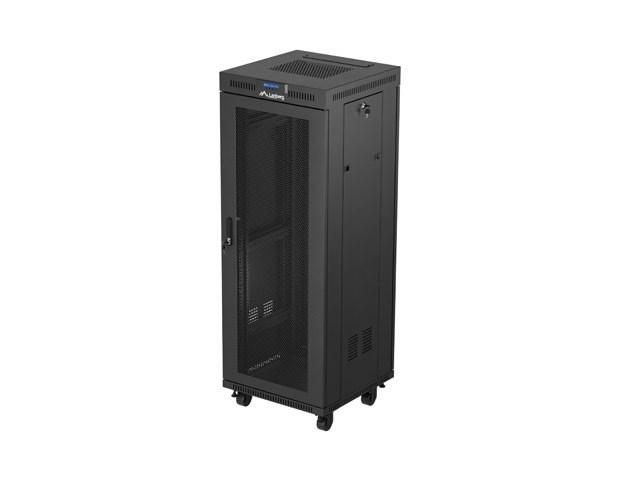 Lanberg FF01 series - rack - 600 x 600 flat pack with mesh door LCD - 32U