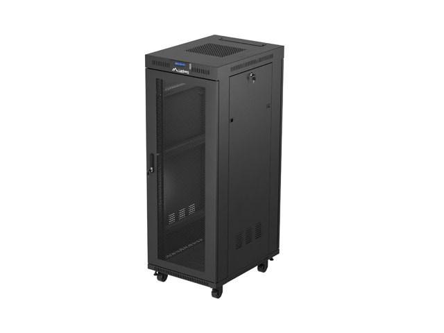 Lanberg FF01 series - rack - 600 x 800 flat pack with mesh door LCD - 32U