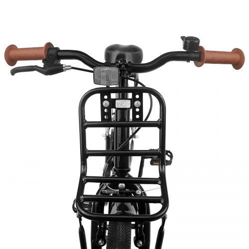 Børnecykel 18 tommer til 5-7 år gammel Sort