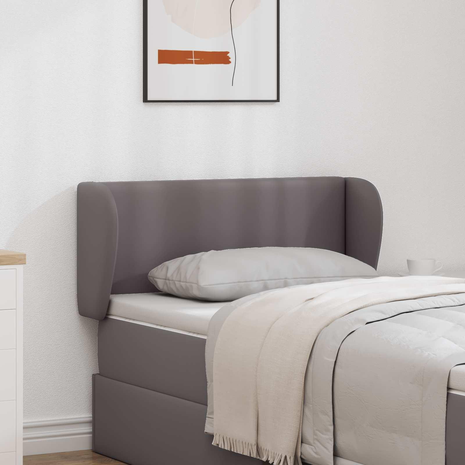Hovedgærdeøre Dæmpet Grå 40 x 23 x 6 cm PVC