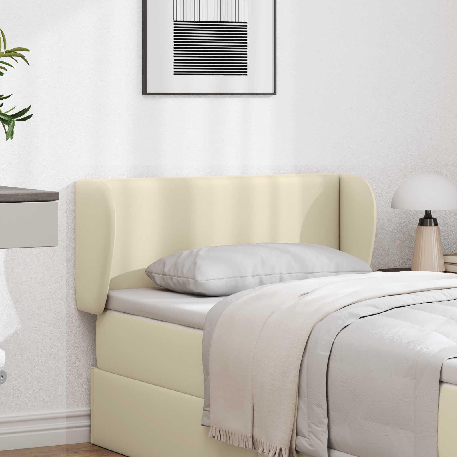 Hovedgærdeøre Creme 40 x 23 x 6 cm PVC
