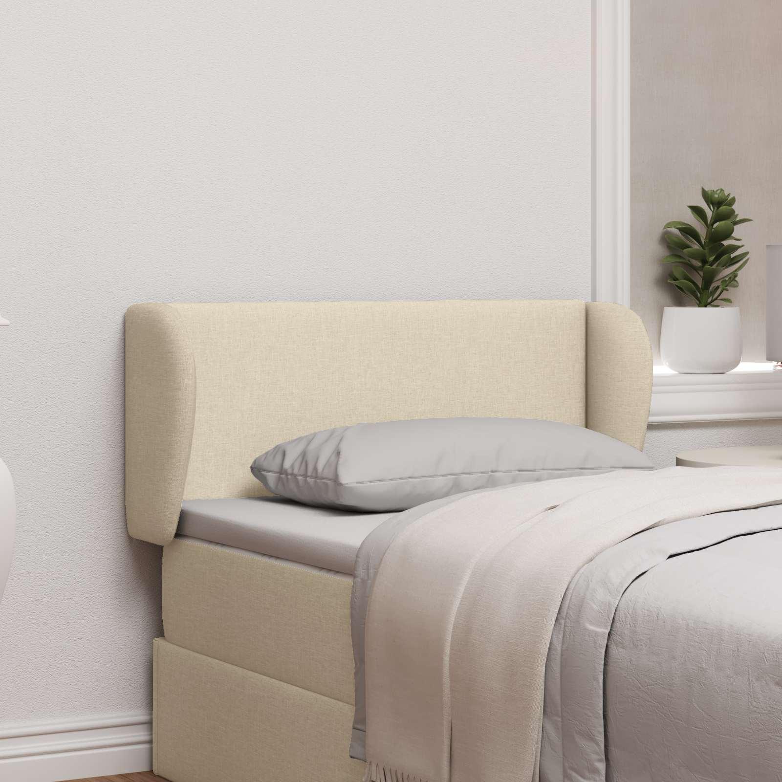 Hovedgærdeøre Creme 40 x 23 x 6 cm Stof