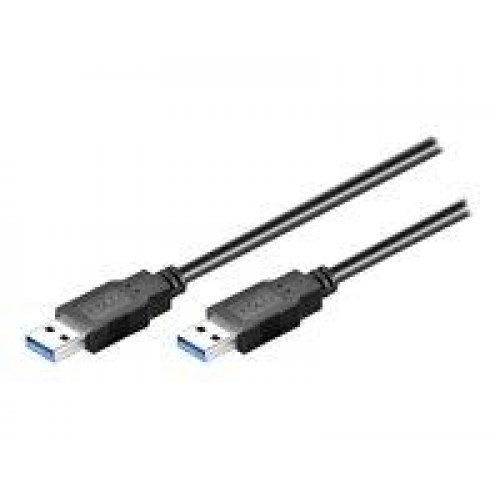 Goobay USB 3.0 kabel 50 cm – USB-A han til USB-A han, sort