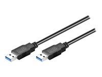 Goobay USB 3.0 kabel 50 cm – USB-A han til USB-A han, sort