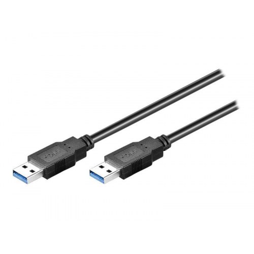 Goobay USB 3.0 kabel 50 cm – USB-A han til USB-A han, sort