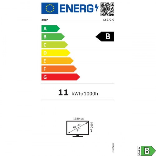 Acer CB272G 27" Full HD IPS gaming skærm - 120 Hz, 1 ms