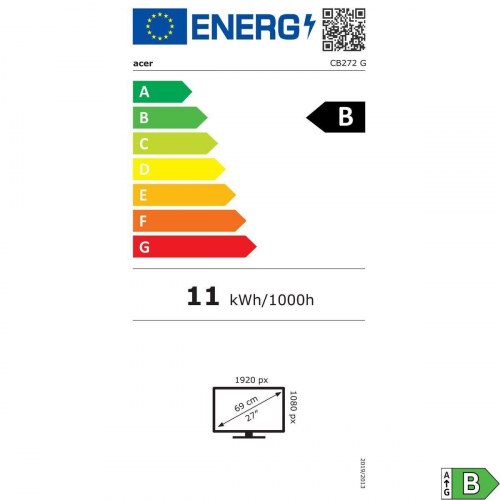 Acer CB272G 27" Full HD IPS gaming skærm - 120 Hz, 1 ms