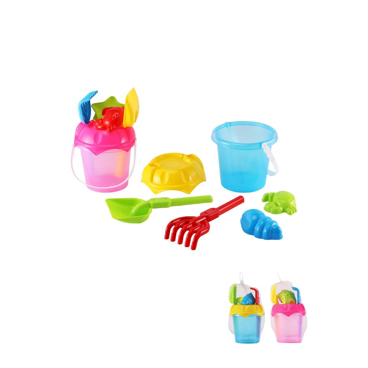 Marbueno sandlegetøj - strandspand og redskaber (assorterede designs)