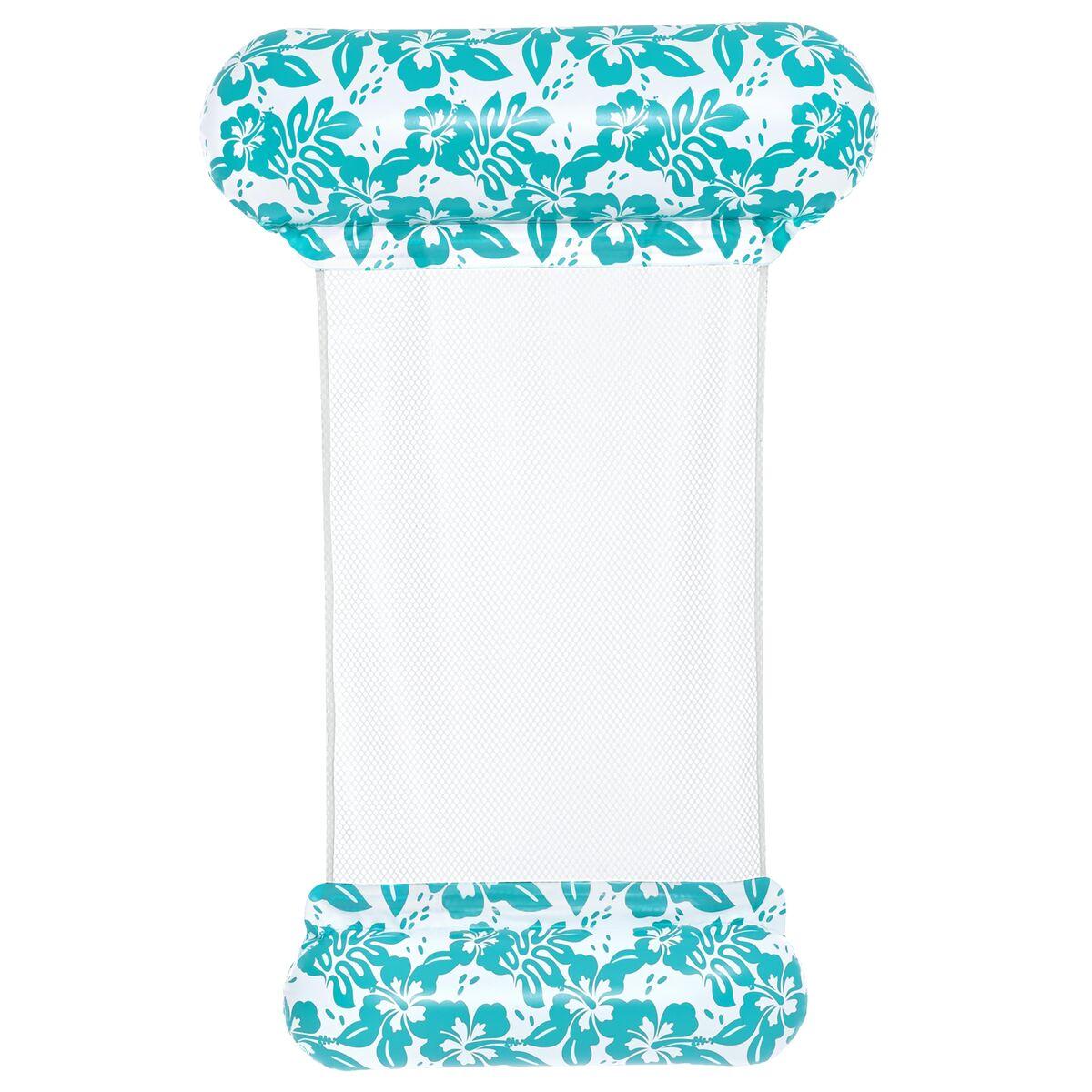 Bestway 43839 Mint Flower Mesh Swim Lounger Chair 1,45 m x 87 cm