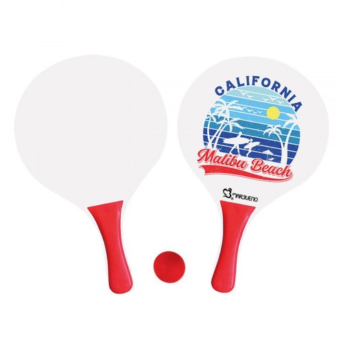 Marbueno strandsæt med bat og bold - multifarvet