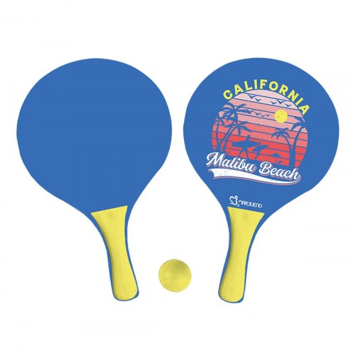 Marbueno strandsæt med bat og bold - multifarvet