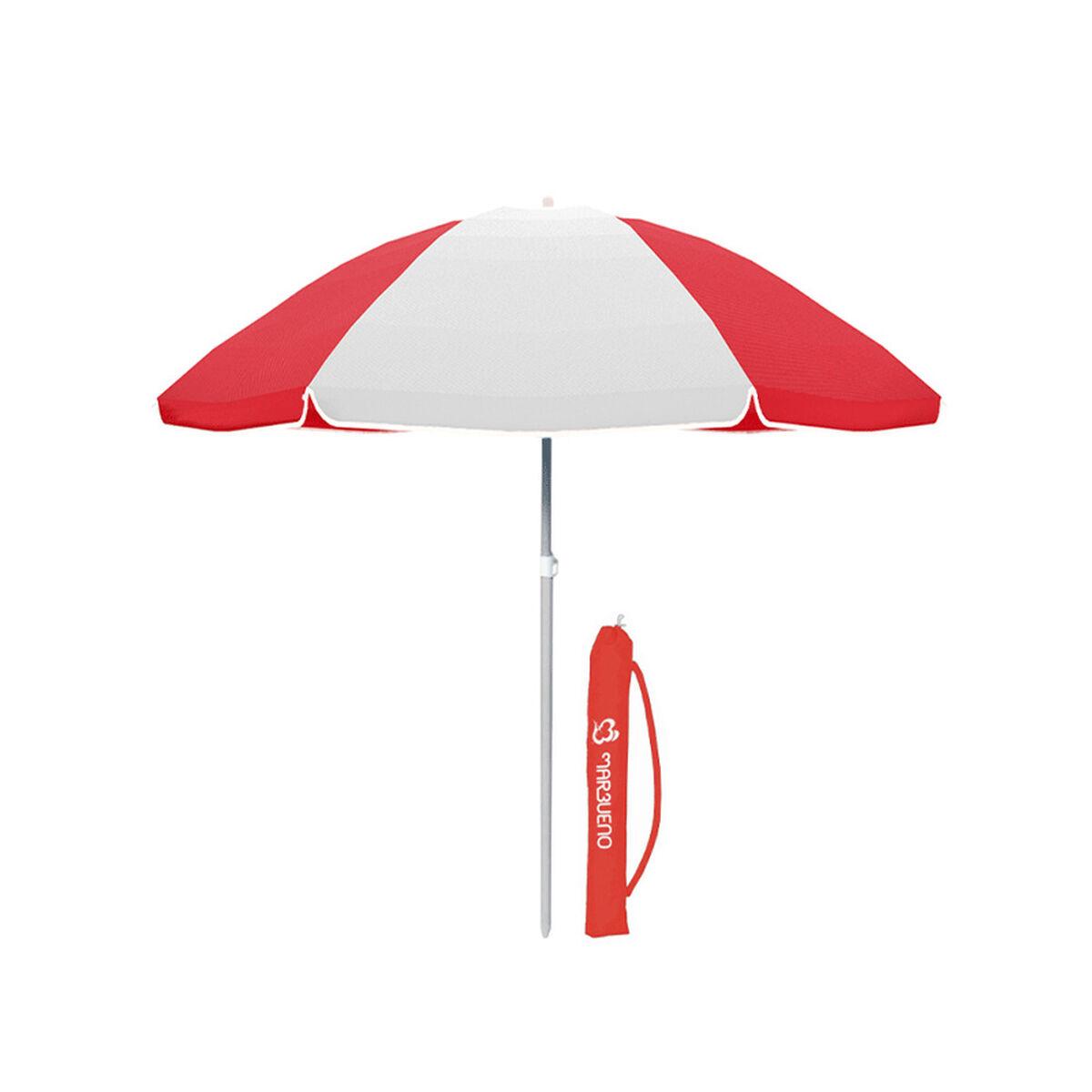 Marbueno parasol - multifarvet, Ø 200 cm med bæretaske