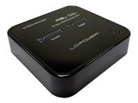 LC-Power LC-DOCK-M2-NVME – M.2 NVMe dockingstation med USB-C 3.2 (Gen 2x1) – sort billede