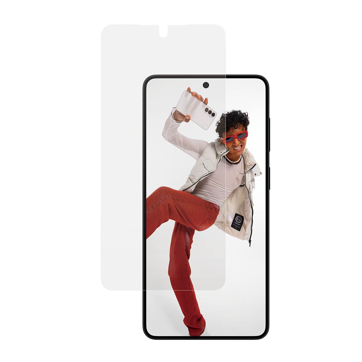 PanzerGlass - Skærmbeskytter for mobiltelefon - ultrabred pasform med EasyAligner - glas - klar - for Samsung Galaxy S26+