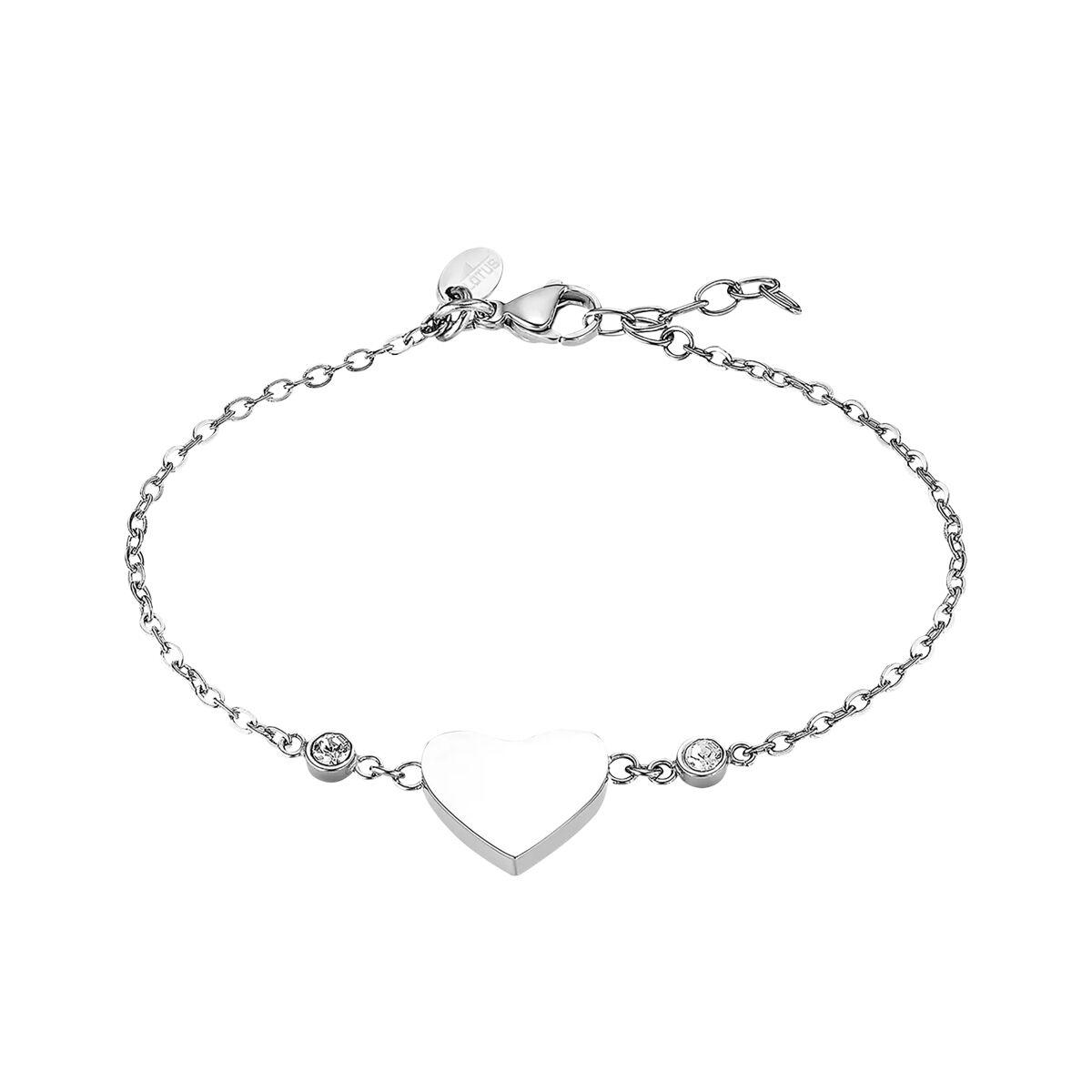 Lotus LS2558-2/1 armbånd til kvinder - sølvfarvet hjerte
