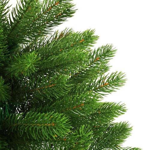 Kunstigt juletræ med lys og kuglesæt 65 cm grøn