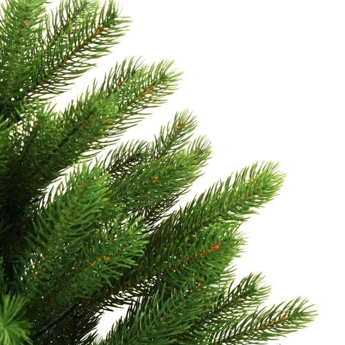 Kunstigt juletræ med lys og kuglesæt 90 cm grøn