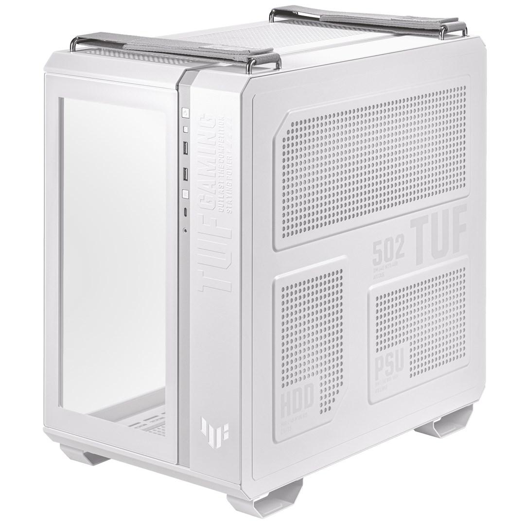 ASUS TUF Gaming GT502 PLUS midi-tower - hvid PC-kabinet billede