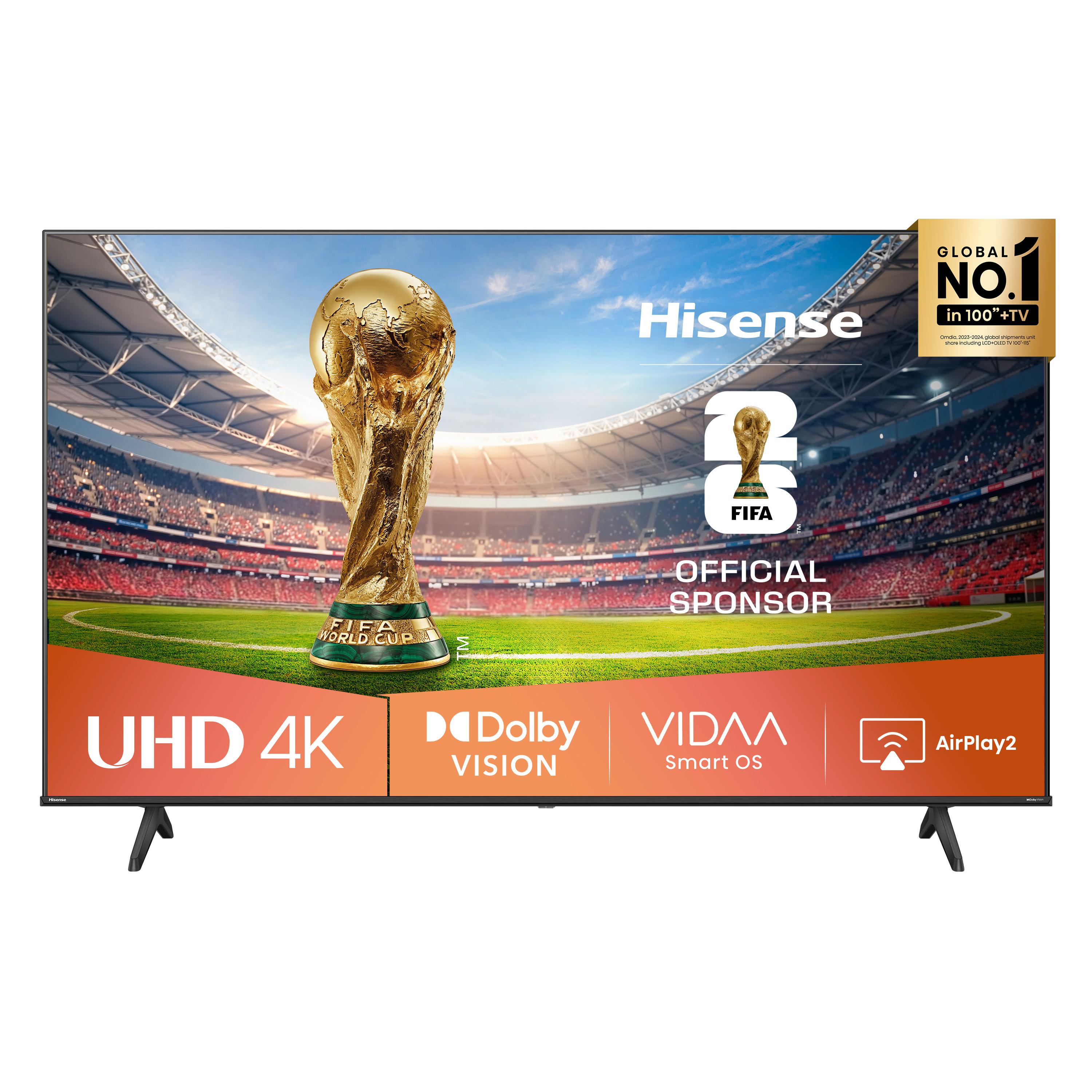 Hisense 58A6Q 58" 4K Ultra HD LED Smart TV - Sort billede