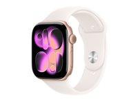 Apple Watch Series 11 GPS 46 mm – lyserød sport, roseguld billede
