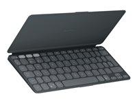 Logitech Keys-To-Go 2 – trådløst Bluetooth-tastatur med cover (QWERTY US International) – grafit billede